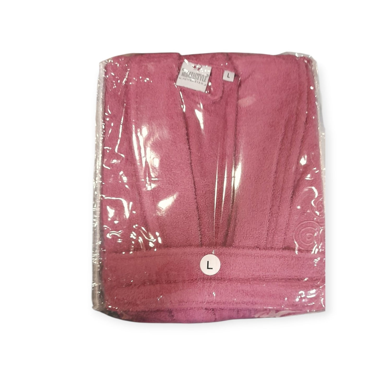 Μπουρνούζι unisex βαμβακερό 100% και ελληνικό, με γιακά #52042