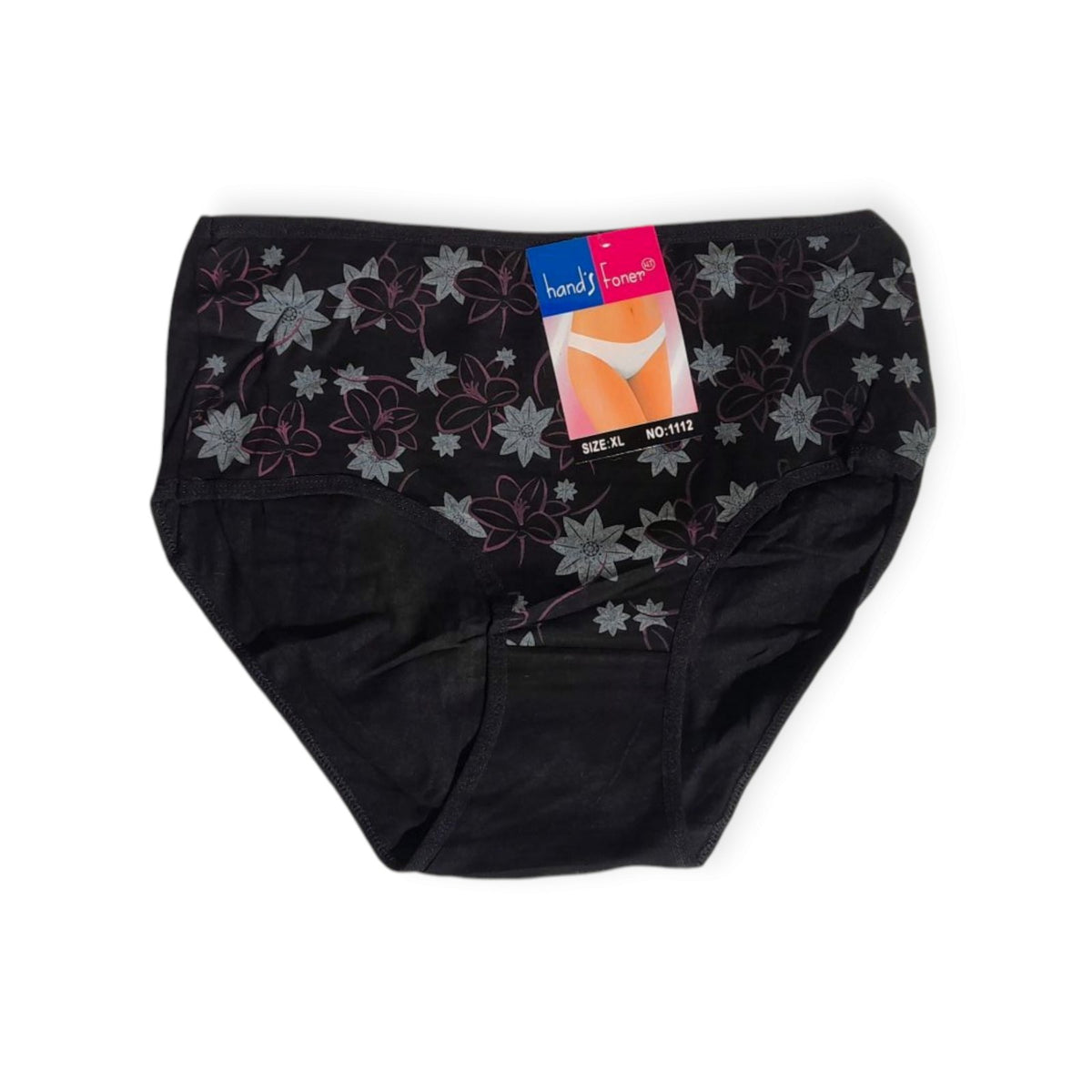 4-Pack Γυναικείο κλασικό κυλοτάκι, βαμβακερό με σχέδιο #1112