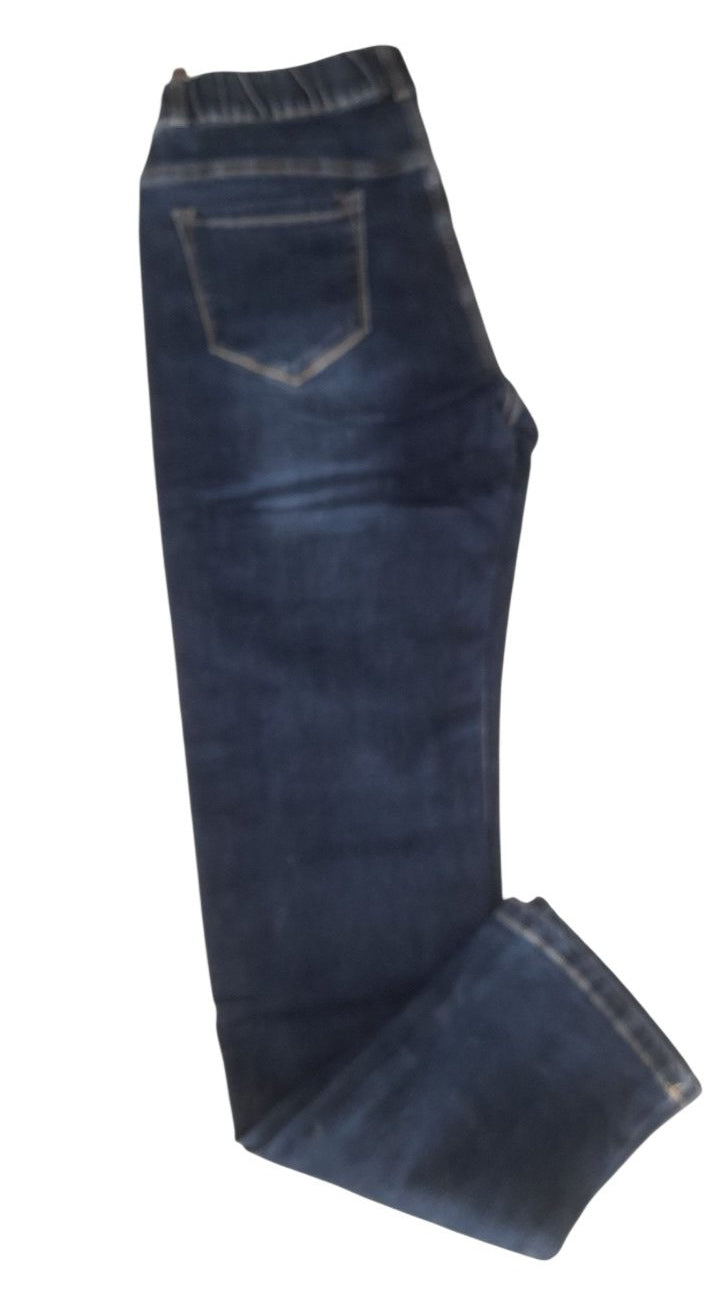 Γυναικείο τζην (jeans) παντελόνι με λάστιχο στη μέση. #1133