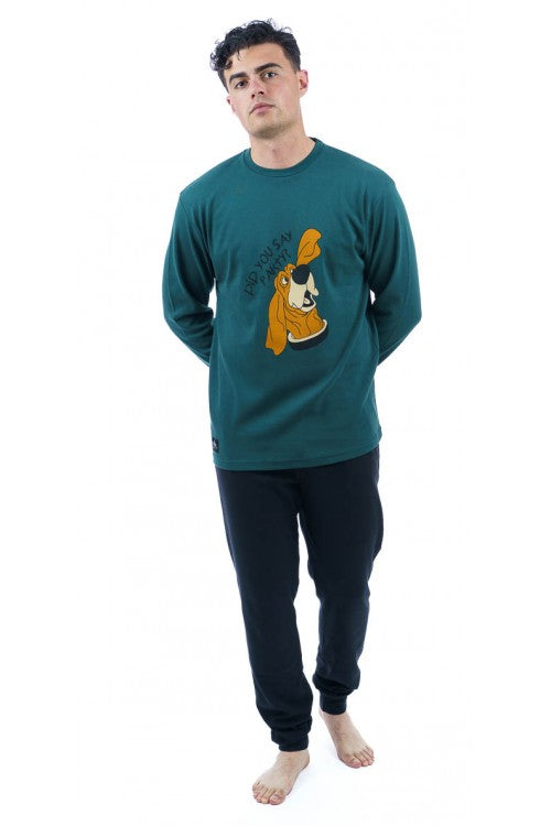 Ανδρική πιτζάμα 100% βαμβάκι τύπωμα SAY PARTY #1266