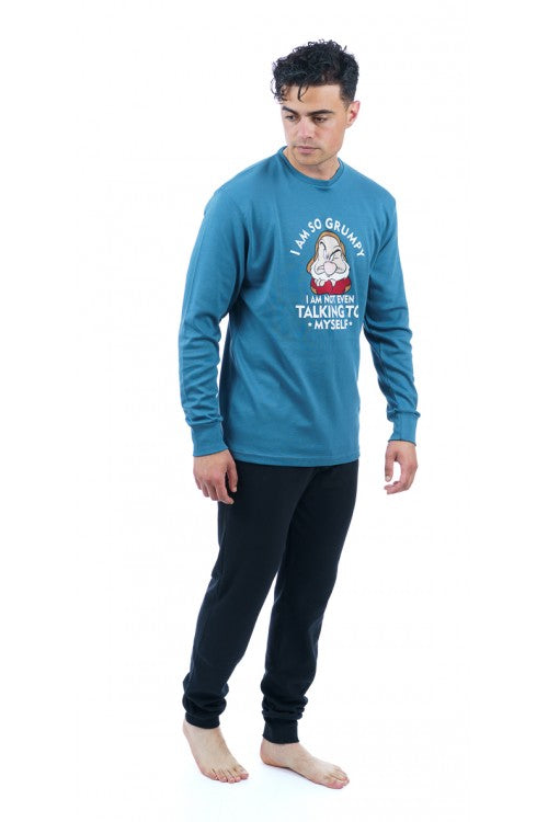 Ανδρική πιτζάμα 100% βαμβάκι τύπωμα TALKING TO #1270