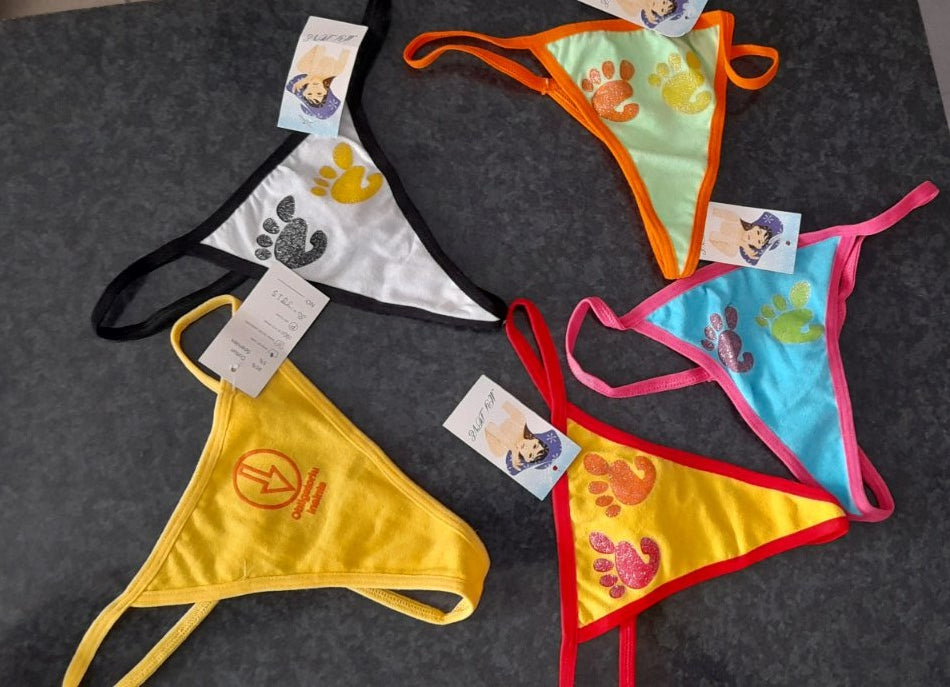 5-pack Εσώρουχο κυλοτάκι τριγωνάκι string χρωματιστό #1300