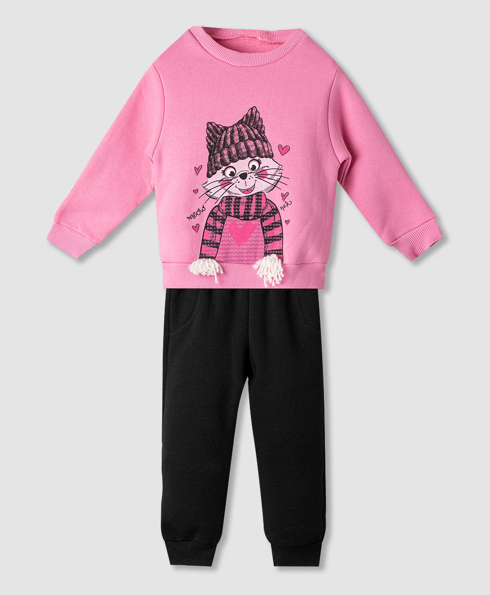 Σετ 2-6 για κορίτσι βαμβακερό φούτερ Nek Kids #133525