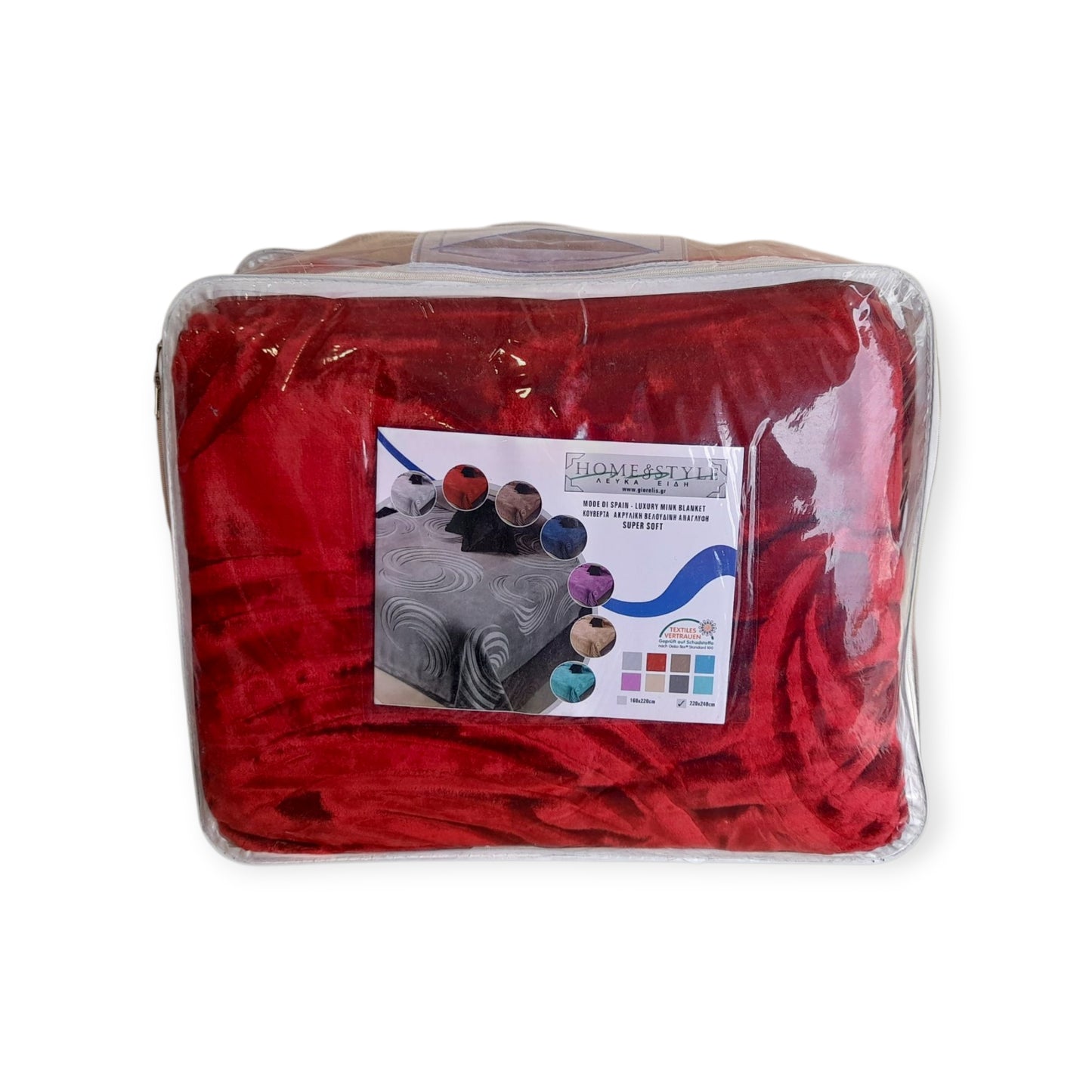 Κουβέρτα ημίδιπλη σε διάσταση 220Χ160 διπλής όψης #9200