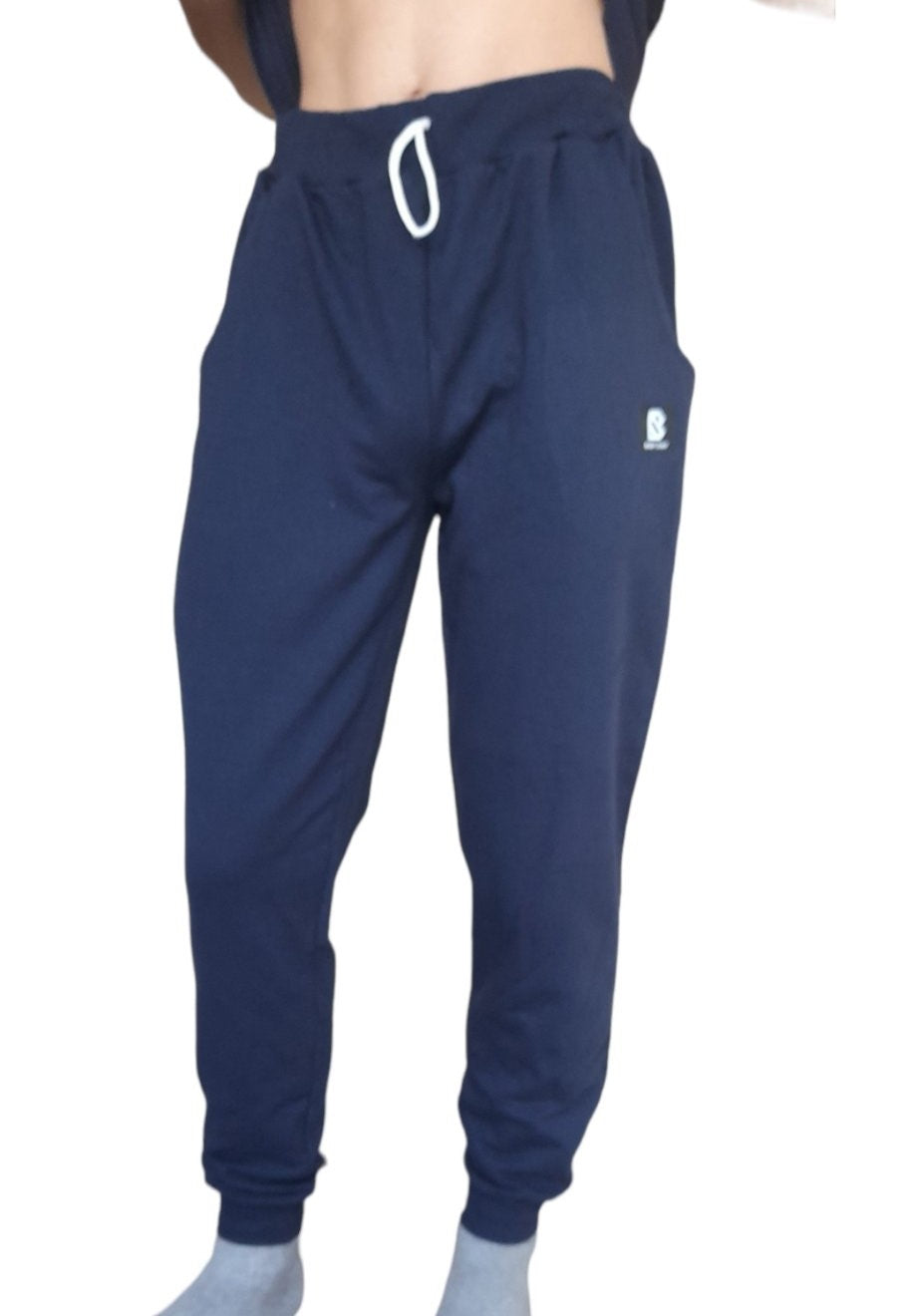 Φούτερ αχνούδιαστο, βαμβακερό παντελόνι φόρμας με μανσέτες #23701