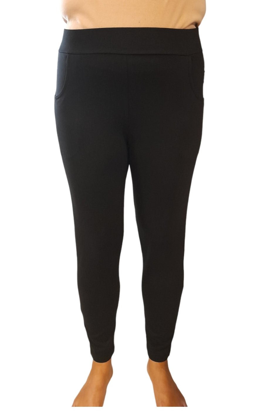 Κλασικό γυναικείο ελαστικό Κολάν με τσέπες #0239