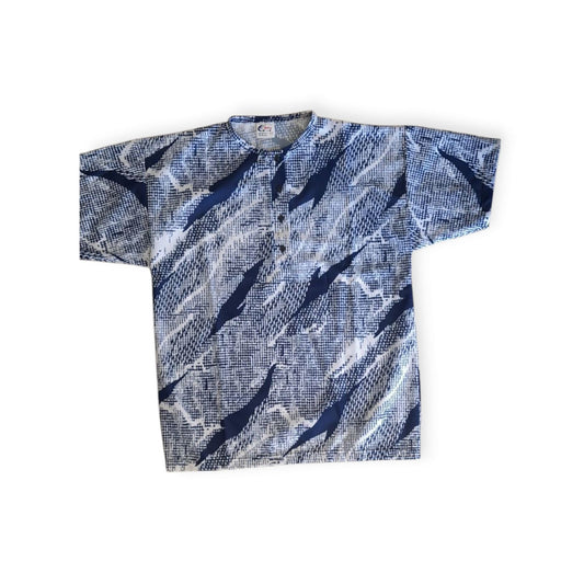 Μπλούζα γυναικεία ραιγιόν με πατιλέτα σε εμπριμέ #263