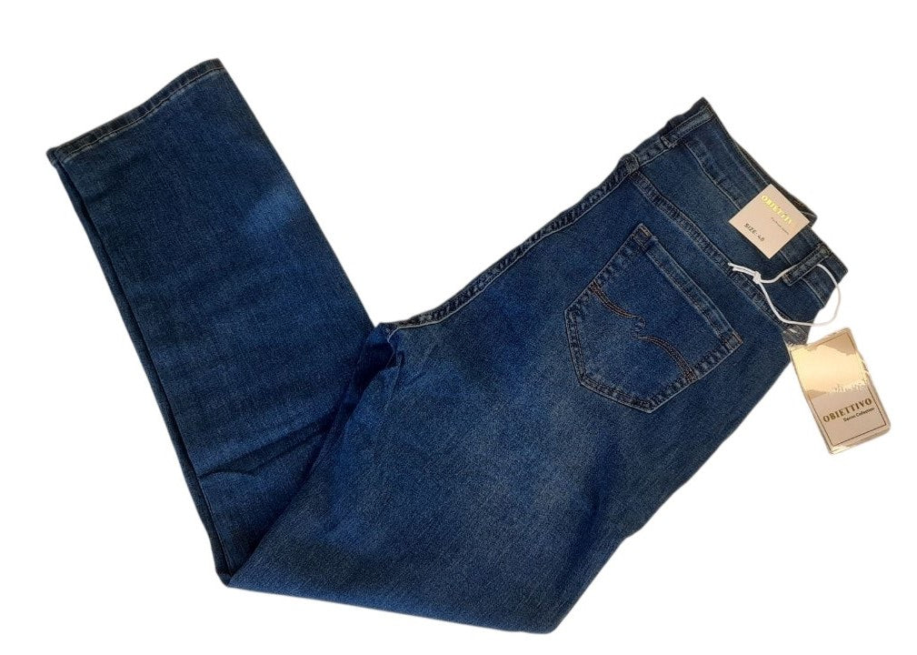 Γυναικείο τζην (jeans) παντελόνι ελαστικό slim line. #2652