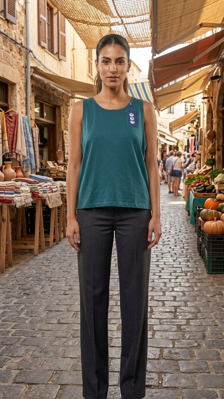 Classic Women's Solid Color Sleeveless Top #0312