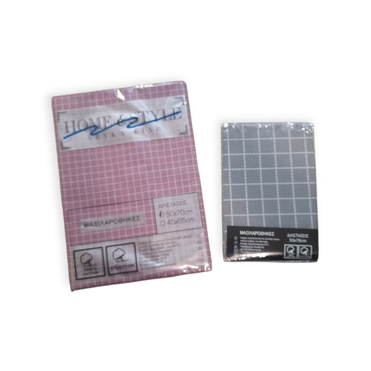 Μαξιλαροθήκη ζεύγος βαμβακερή σε ύφασμα 50Χ70 #3001