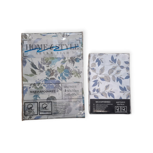 Μαξιλαροθήκη ζεύγος βαμβακερή σε ύφασμα 50Χ70 #3000