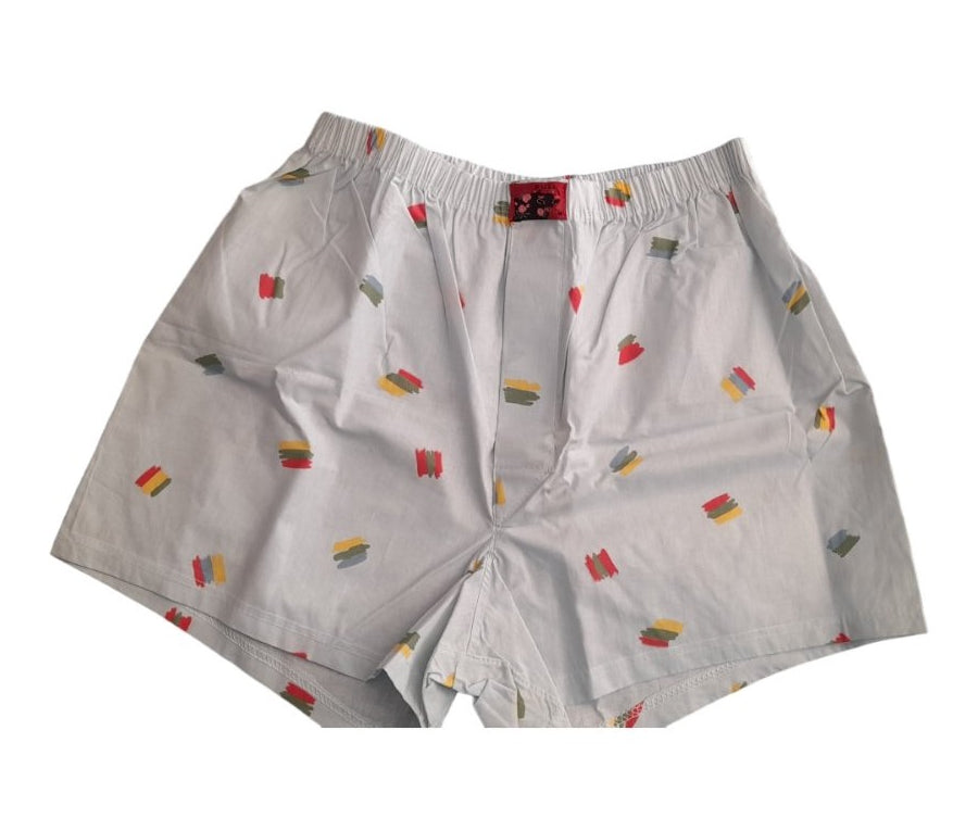 2-pack Boxer κλασικό βαμβακερό ποπλίνα σχέδιο πινελιά #464