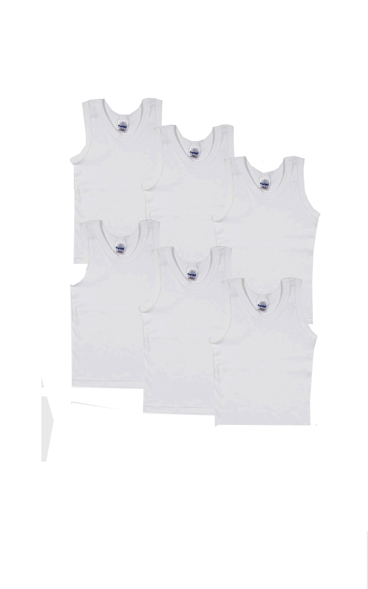 Εφηβικό Βαμβακερό 100% φανελάκι αμάνικο κοριτσιών #48572