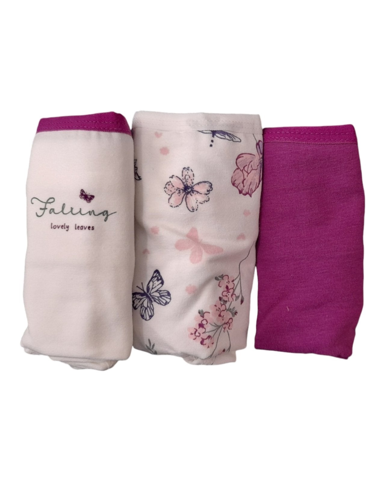 3-pack slip γυναικείο βαμβακερό με σχέδιο μπικινάκι σε μεγάλο μέγεθος #5500