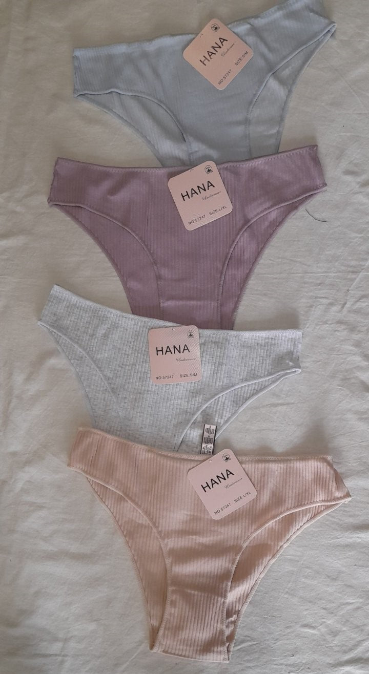 Set 3-pack Rio slip γυναικείο κυλοτάκι Rib ρίγα #57247