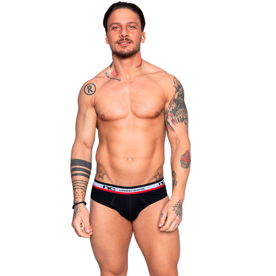 Ανδρικό σλιπ Ελαστικό με εξωτερικό λάστιχο nina club men's slip #611