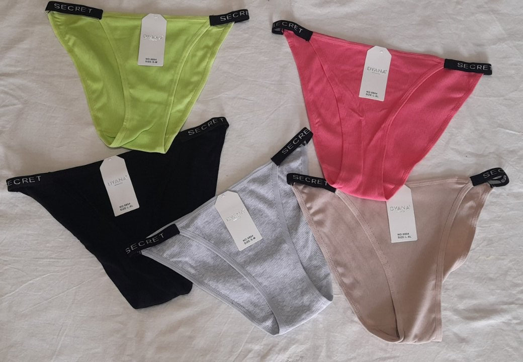 Set 3-pack Brazil Tai γυναικείο κυλοτάκι Rib ρίγα #6804