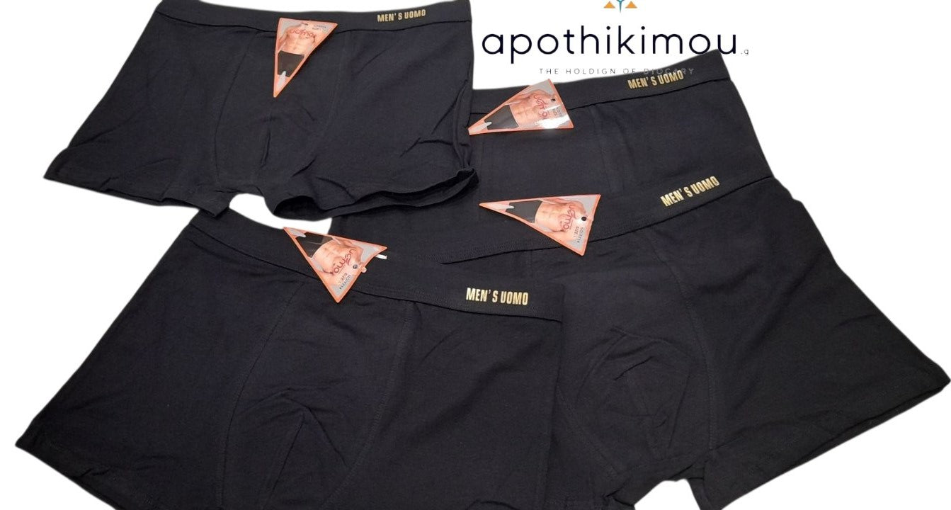 3-pack Ανδρικό μπόξερ ελαστικό με εσωτερικό λάστιχο μονόχρωμο #714