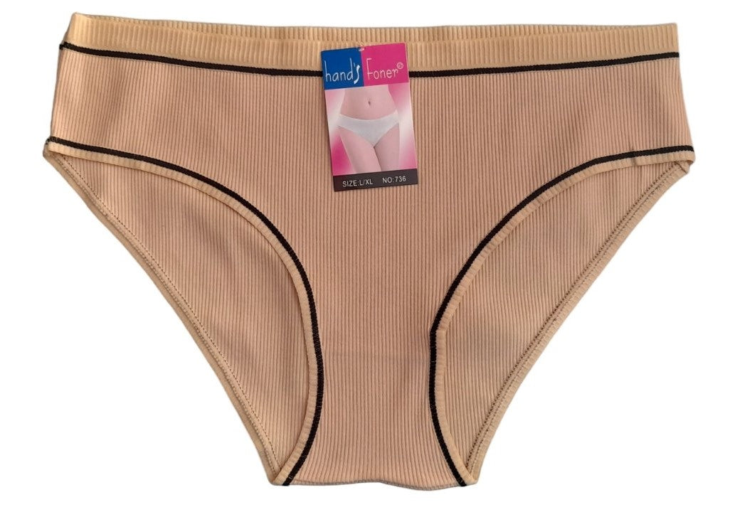 3-pack κυλοτάκι νεανικό γυναικείο ριγωτό #736