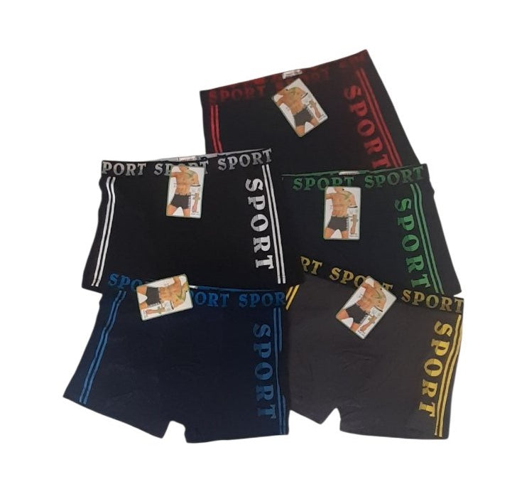 3-pack Ανδρικό μπόξερ ελαστικό με εξωτερικό λάστιχο μονόχρωμο #7806