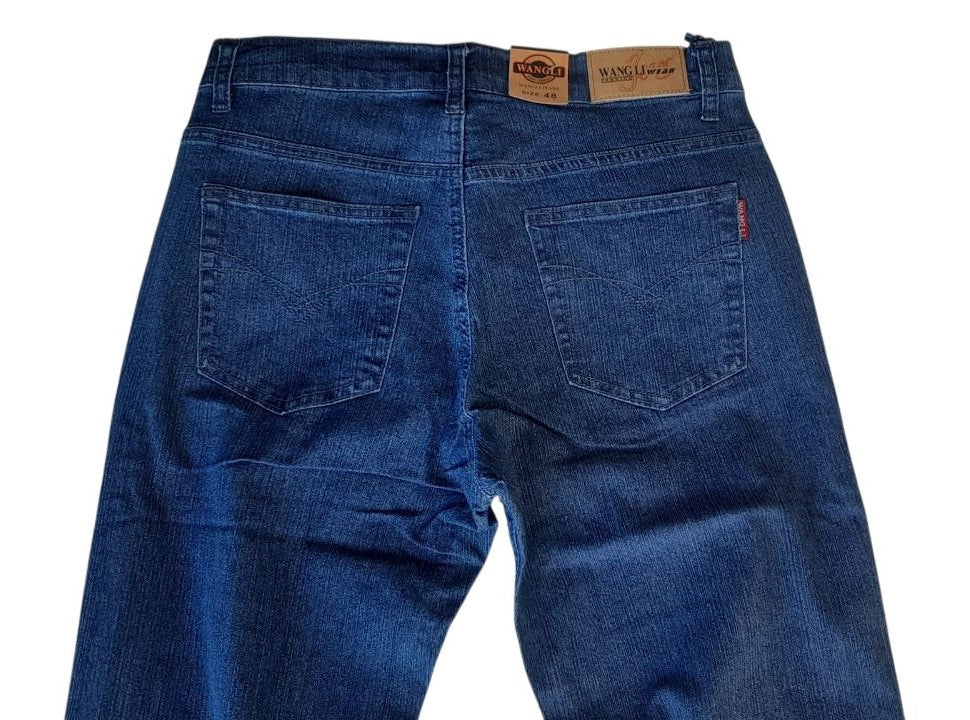 Ανδρικό jean παντελόνι σε κλασική γραμμή #8001