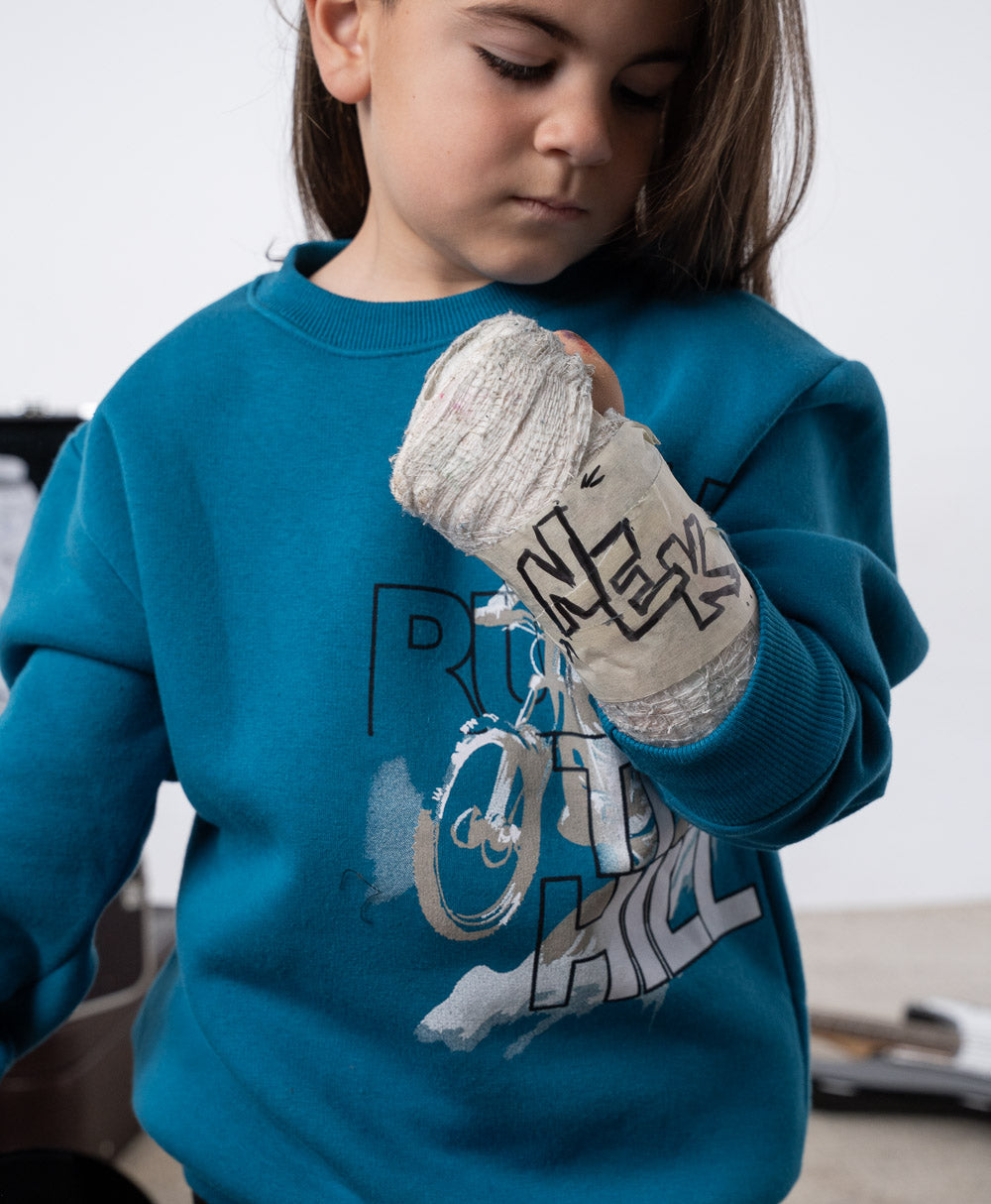 Φόρμα σετ για αγόρι βαμβακερό φούτερ Nek Kids #162625