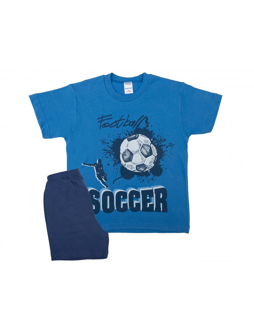 Σετ βαμβακερό αγόρι soccer ποδόσφαιρο τυπωμα #63015