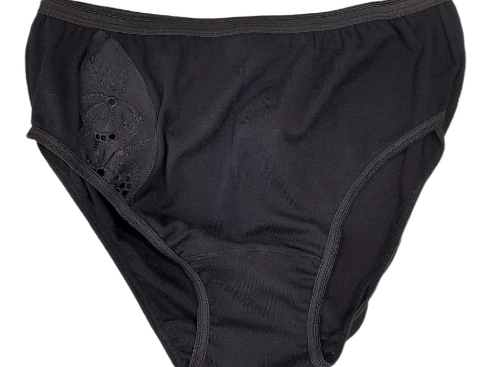 Κυλοτάκι 3/4 βαμβακερό με μοτίφ σε rib πλέξη #125