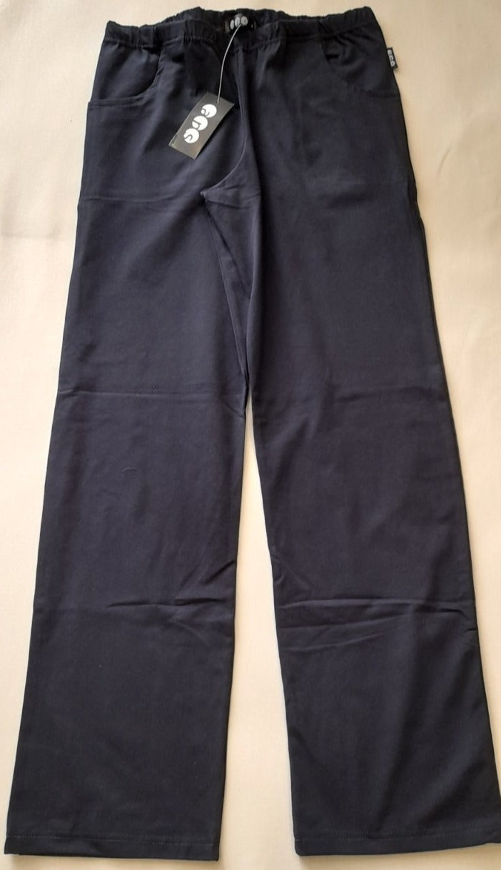 Παντελόνι γυναικείο με τσέπες ελαστικό, ίσιο κάτω #0320