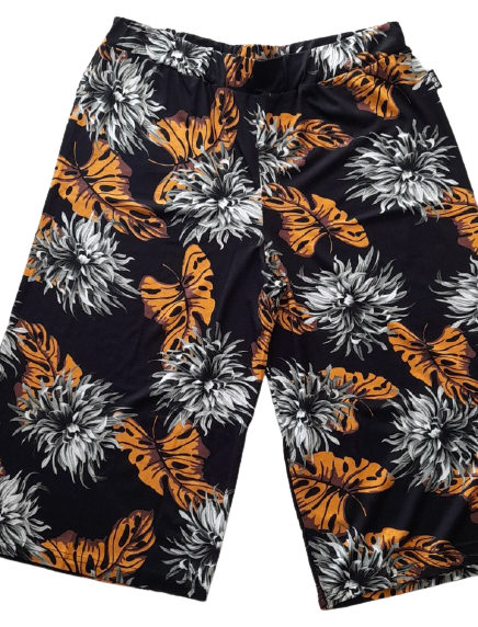 Ψηλόμεσο viscoze ζιπ-κιλότ υπέροχο μοντέρνο καλοκαιρινό #3234