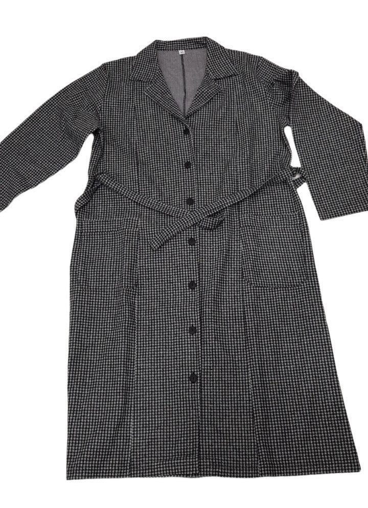 Κλασικό φόρεμα ακρυλικό με σχέδιο για μεγαλύτερες κυρίες #10310