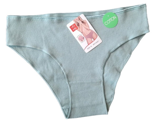 Λεπτό λάστιχο Κυλοτάκι 1/4 βαμβακερό RIB #6901