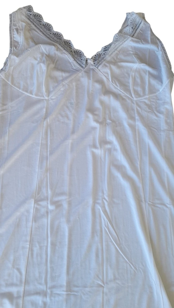 Ζέρσεϋ Κομπινεζόν κλασικό με δαντέλα στο τελείωμα #143