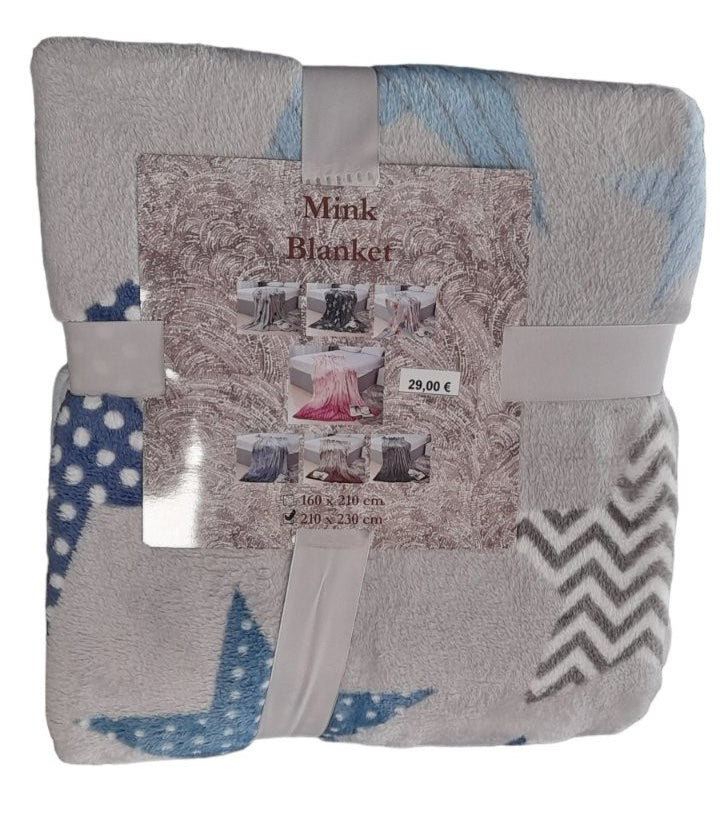 Κουβέρτα Μινκ, αφράτη, διπλή 210*230 διάσταση #210230