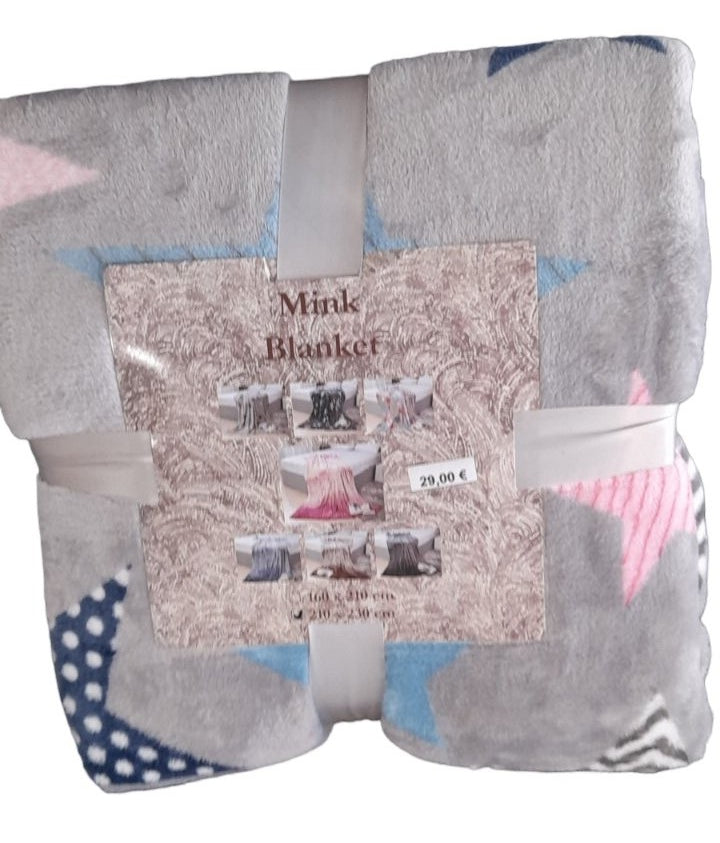Κουβέρτα Μινκ, αφράτη, διπλή 210*230 διάσταση #210230