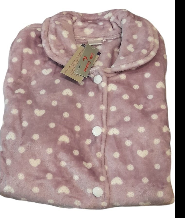 Ρόμπα γυναικεία νεανική με κουμπί fleece #21554