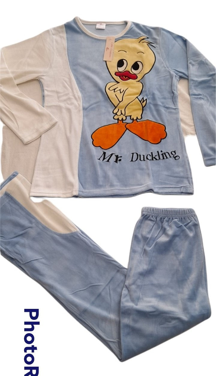 Νεανικό Set πιτζάμα βελούδο γυναικεία #2242