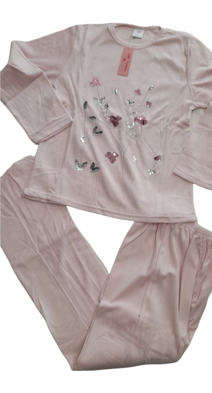 Set πιτζάμα βελούδο γυναικεία #2247
