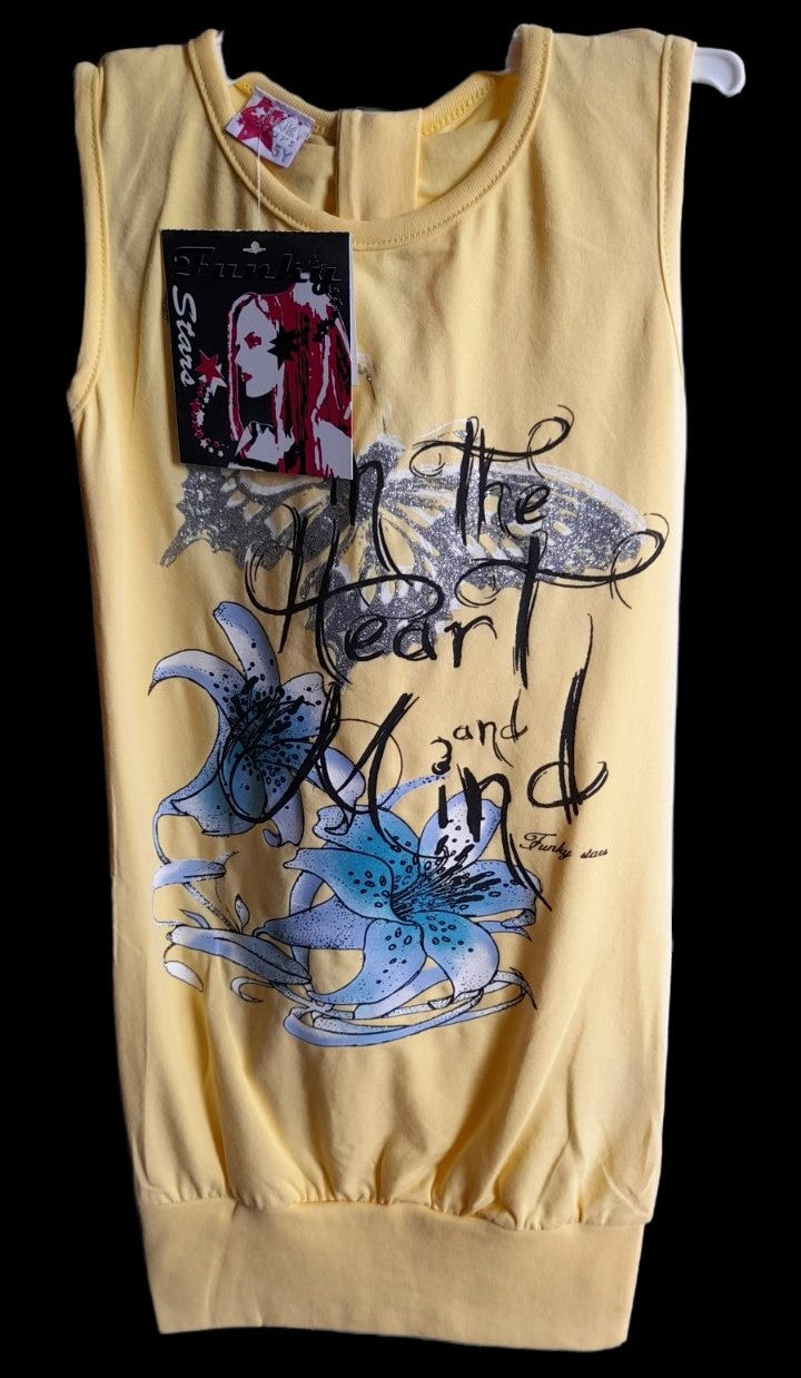 Φορεματάκι για κορίτσια 1 - 5 βαμβακερό αμάνικο #231785