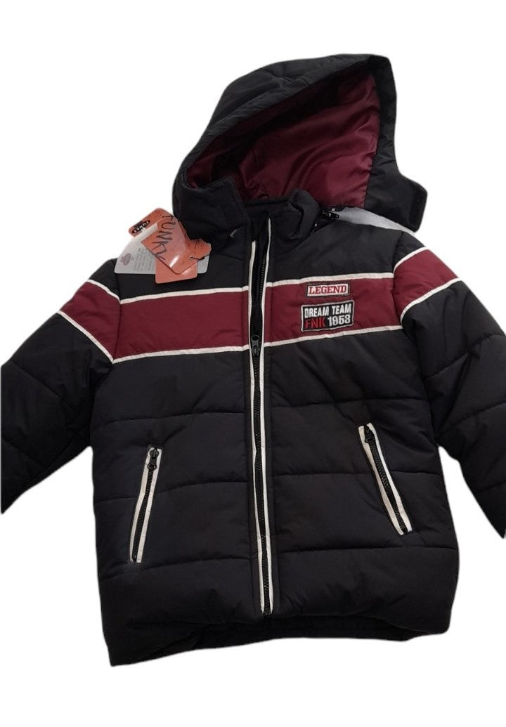 Παιδικό αδιάβροχο μπουφάν fleece εσωτερικά & κουκούλα #28126