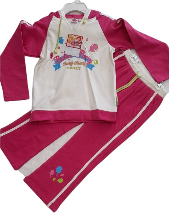 Σετ κοριτσιών σε baby-fouter βαμβακερό ελαστικό #28204