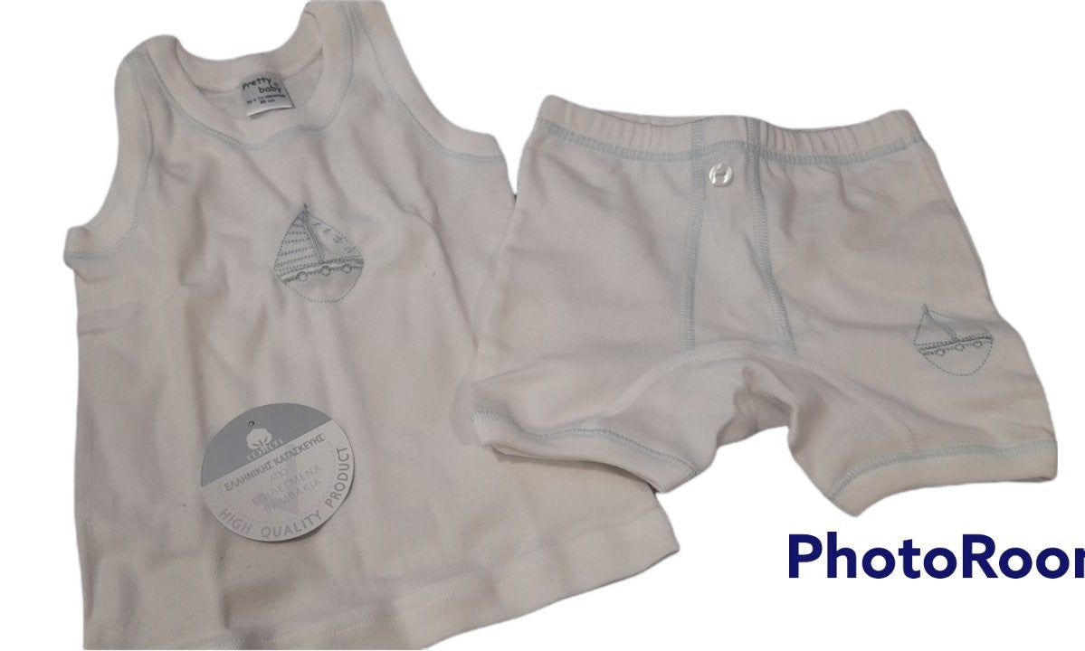 Βαφτιστικό Σετ εσωρούχων girl or boy 12-18 μηνών #34646