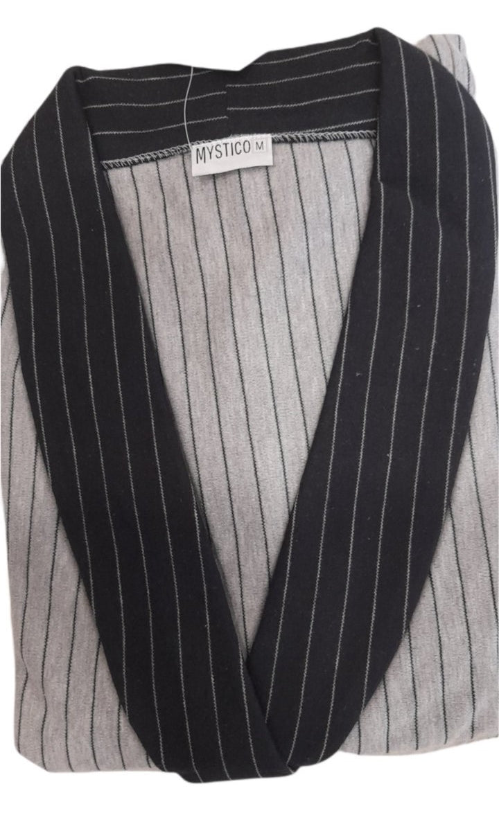 Ανδρική βαμβακερή δετή ρόμπα μέτριο μήκος #38880