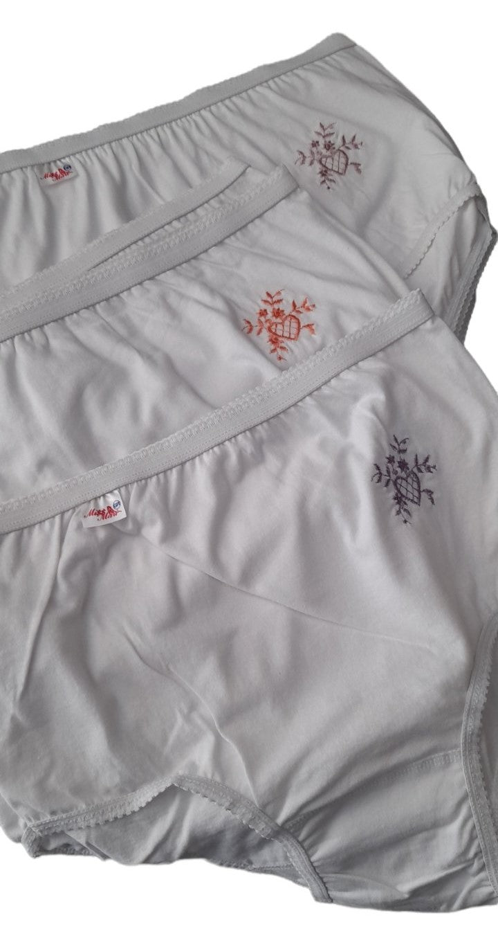 Κλασική, ολόσωμη κυλότα μοτίφ 4/4 βαμβακερή #401