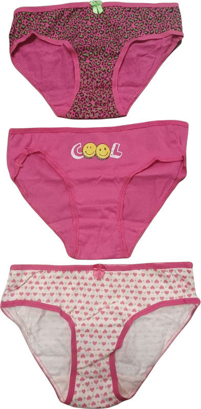 Εφηβικό Παιδικό Σλιπ Κοριτσιών pack3 τμχ Minerva #42146