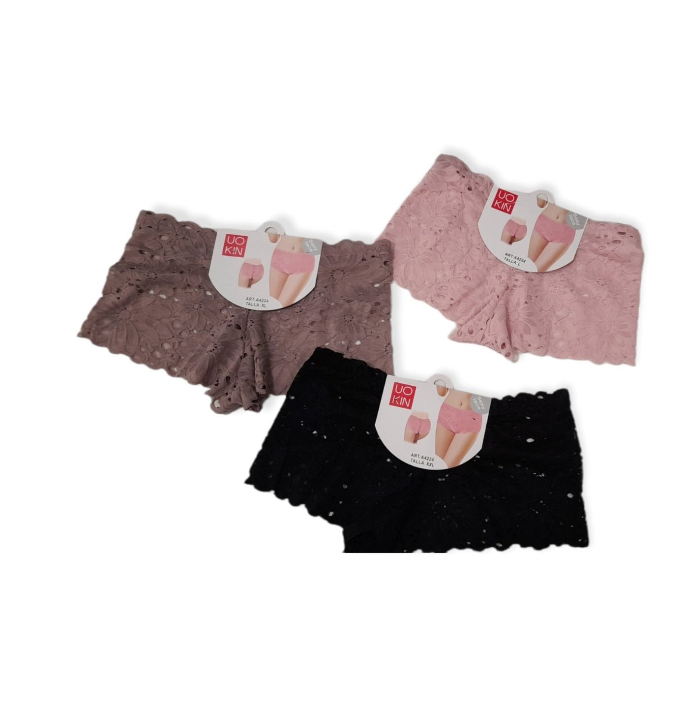 Boxer Lace γυναικείο μποξεράκι δαντέλα #Α4224