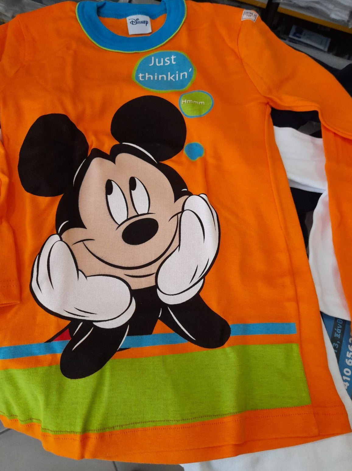 Φανελάκι Disney αγόρι μακρυμάνικο Μινέρβα #4418