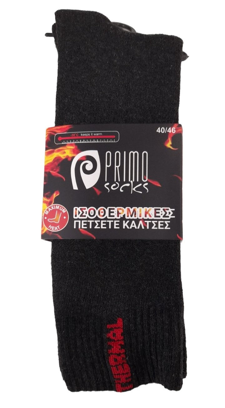 Πετσετέ thermal Ισοθερμική ανδρική κάλτσα #ISO453