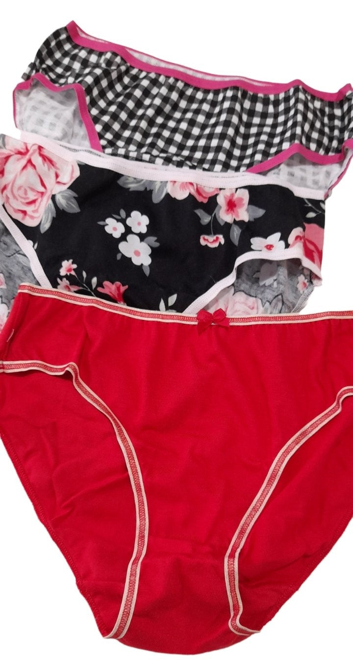 3-pack Kids Teen Cotton 100% Briefs for Girls #47360