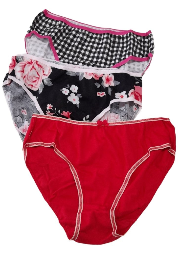 3-pack Kids Teen Cotton 100% Briefs for Girls #47360